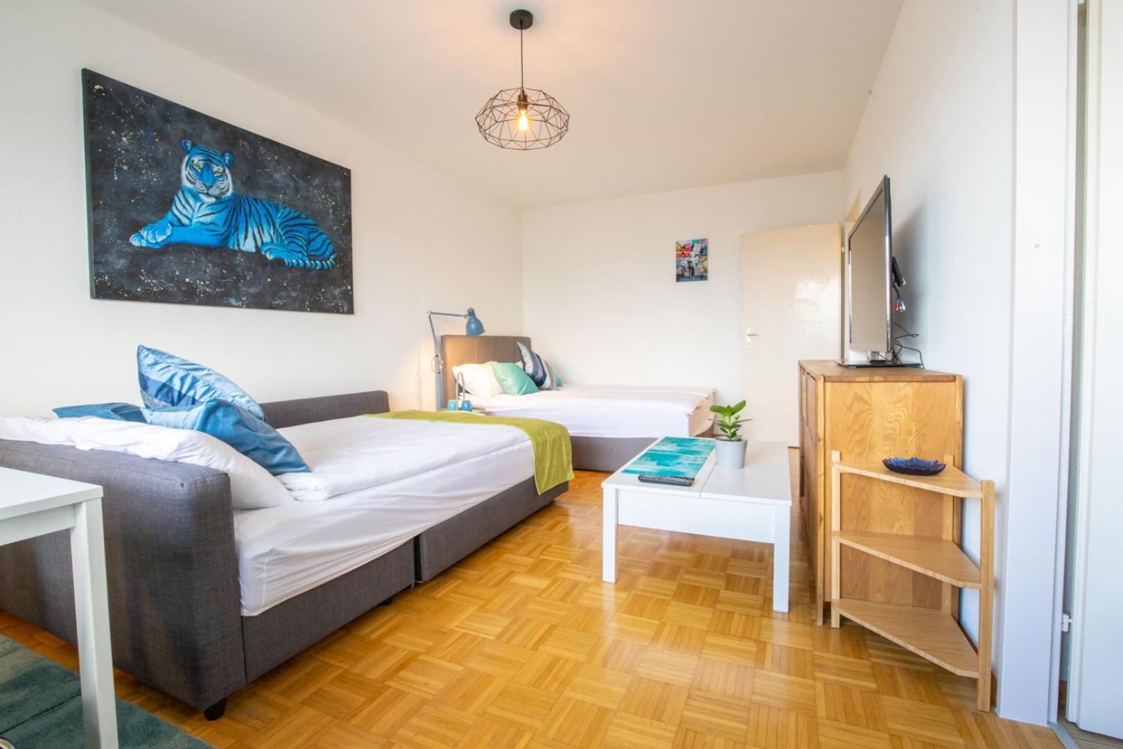 Special Blue Tiger Apartment Basel, Messe Kleinbasel 10-Star Dış mekan fotoğraf